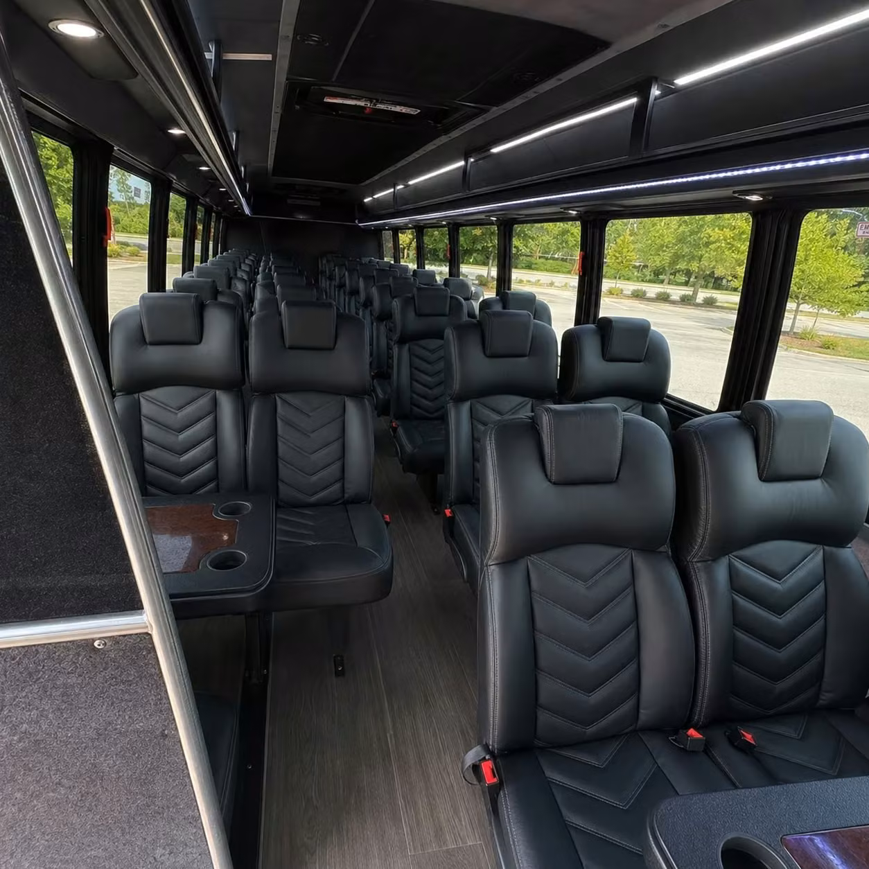25 passenger minibus inside