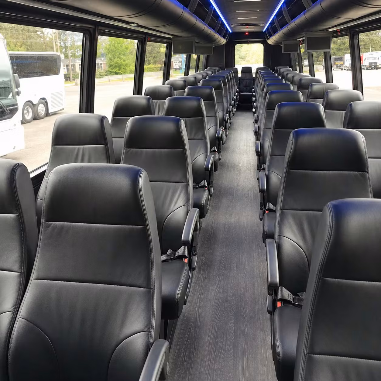 28 passenger minibus inside
