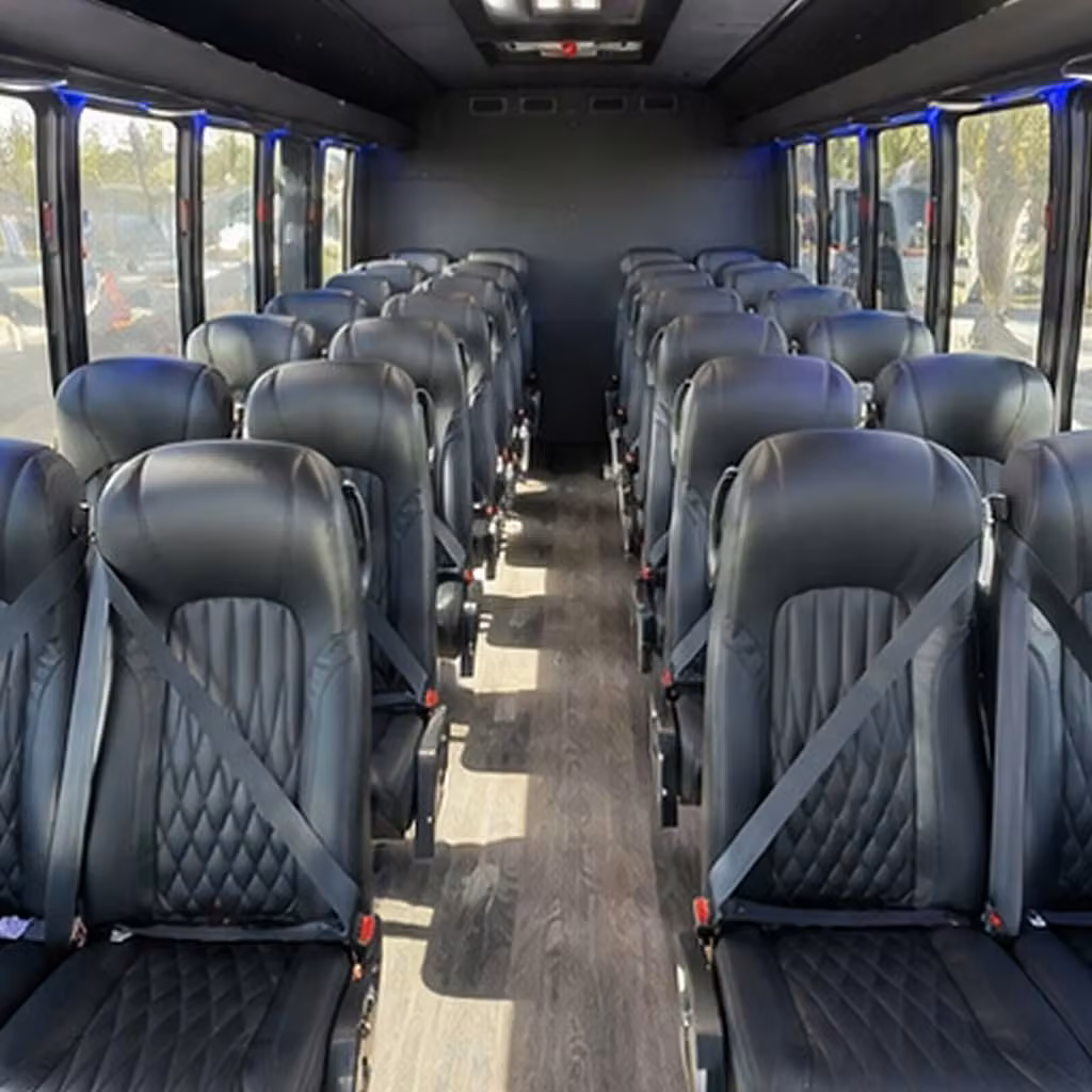 30 passenger minibus interior
