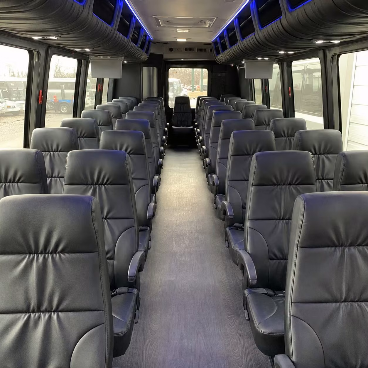35 passenger minibus inside