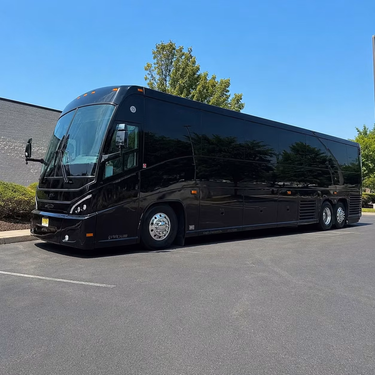 56 passenger charter bus