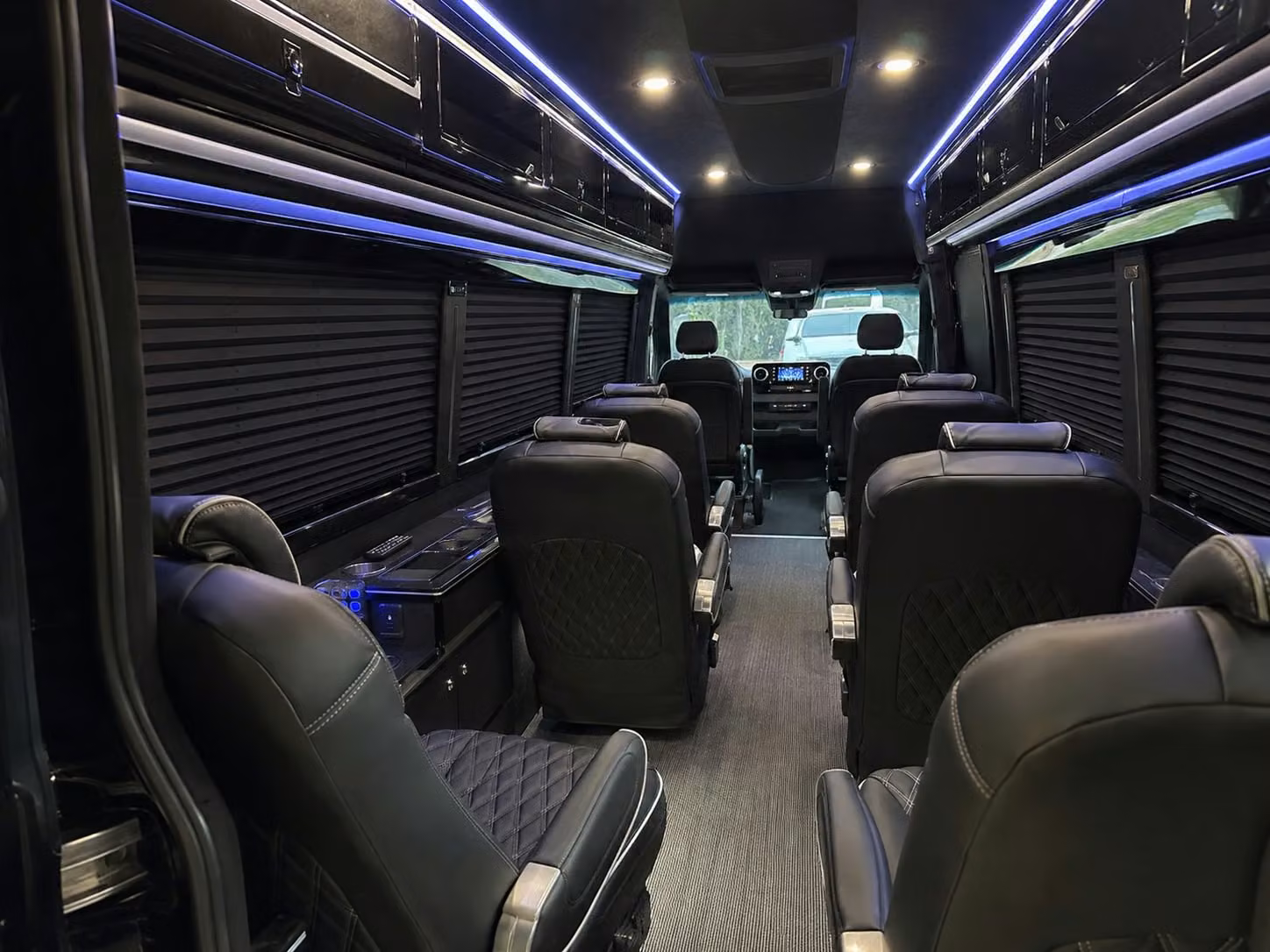 sprinter van with driver interior